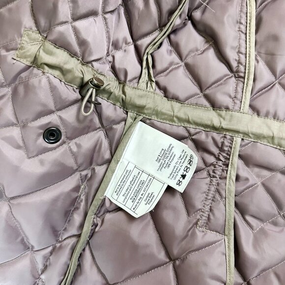 Eddie Bauer Vintage Down Jacket Coat Taupe Lavender‎ XSP EB550 - Picture 9 of 9